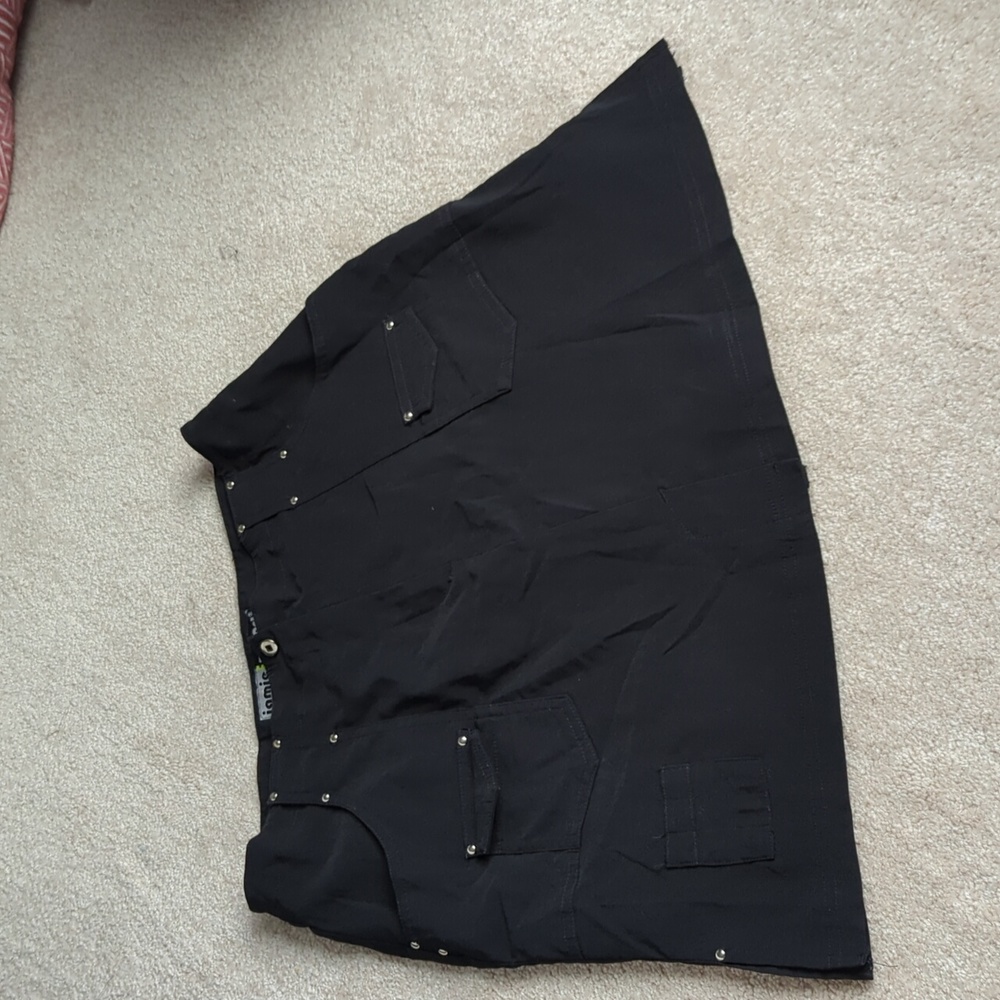 Jamie Sadock skirt golf black with pockets skort size 6